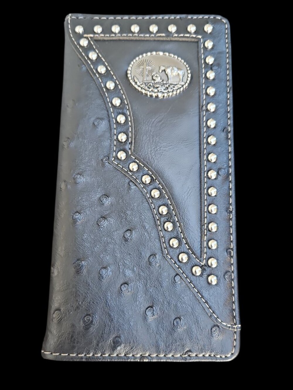 2026Texas wallet checkbook cover embellished brand new
